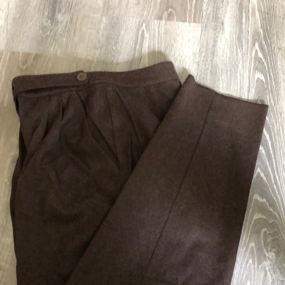 NWOT🌹YST by Ruven Brown Wool Trousers - Picture 2 of 5